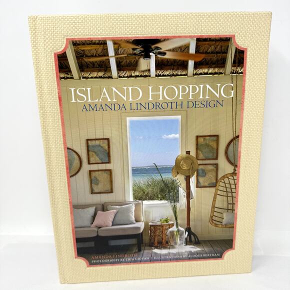 Island Hopping Amanda Lindroth Design Hardcover coffee table book Decor Homes - Picture 1 of 12